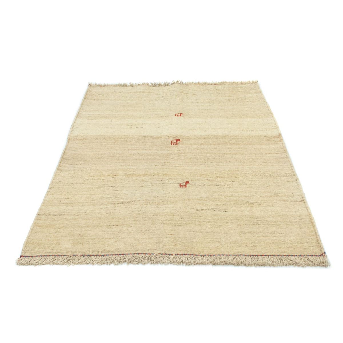 Gabbeh-matta - persisk - 148 x 102 cm - beige