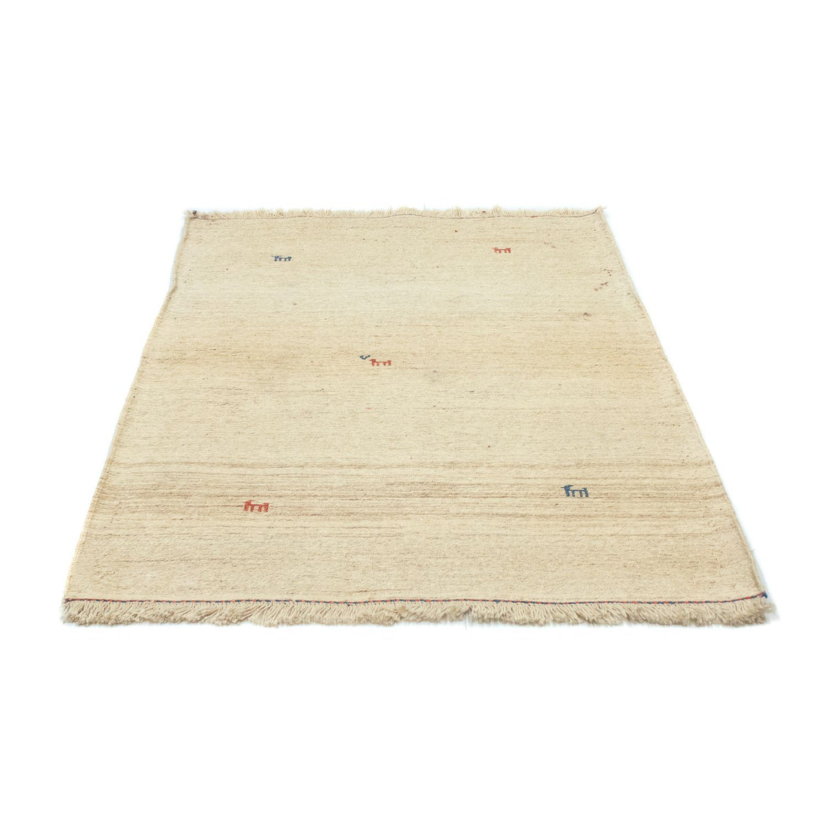 Gabbeh-matta - persisk - 148 x 106 cm - beige