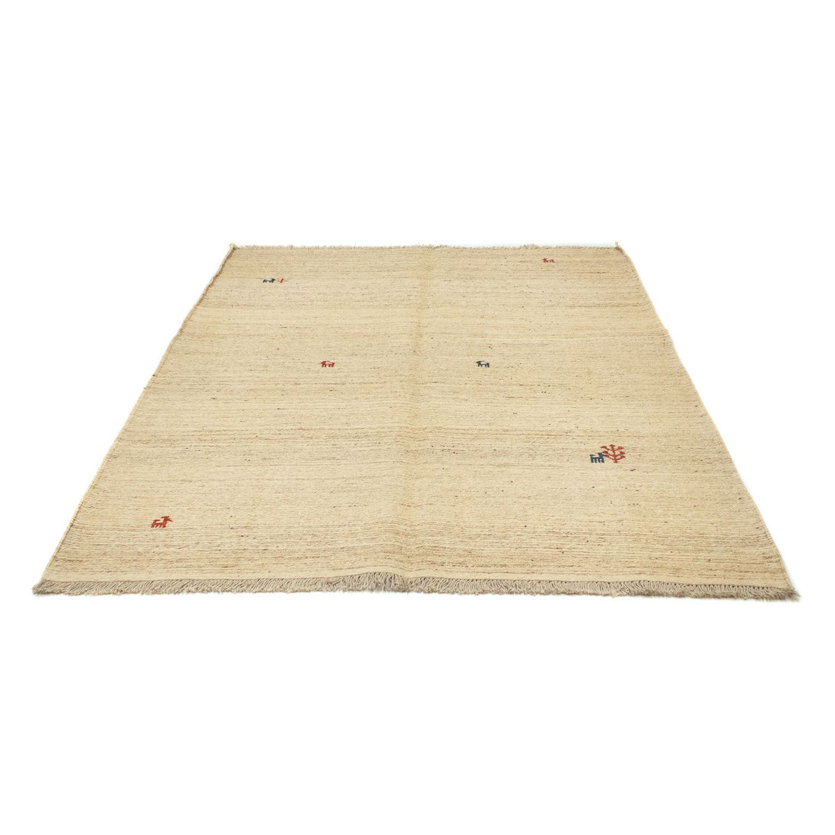 Gabbeh-matta - persisk - 192 x 157 cm - beige