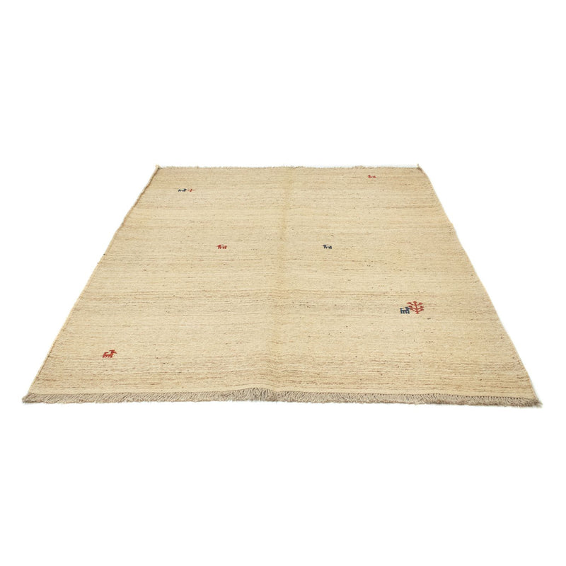 Gabbeh-matta - persisk - 192 x 157 cm - beige