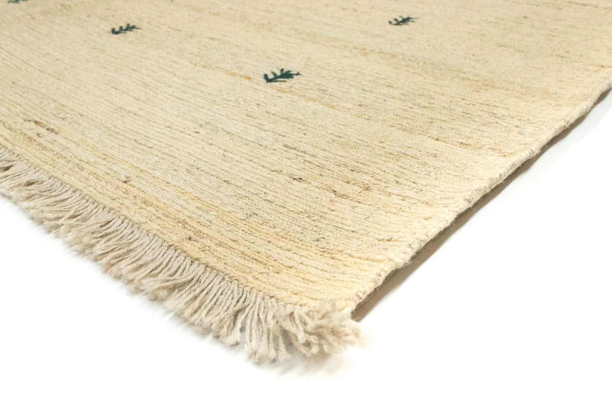 Gabbeh-matta - persisk - 192 x 150 cm - beige