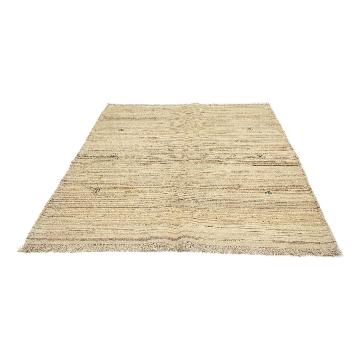 Persisk Gabbeh Mattan 158x188cm - Perserteppich Wollteppich