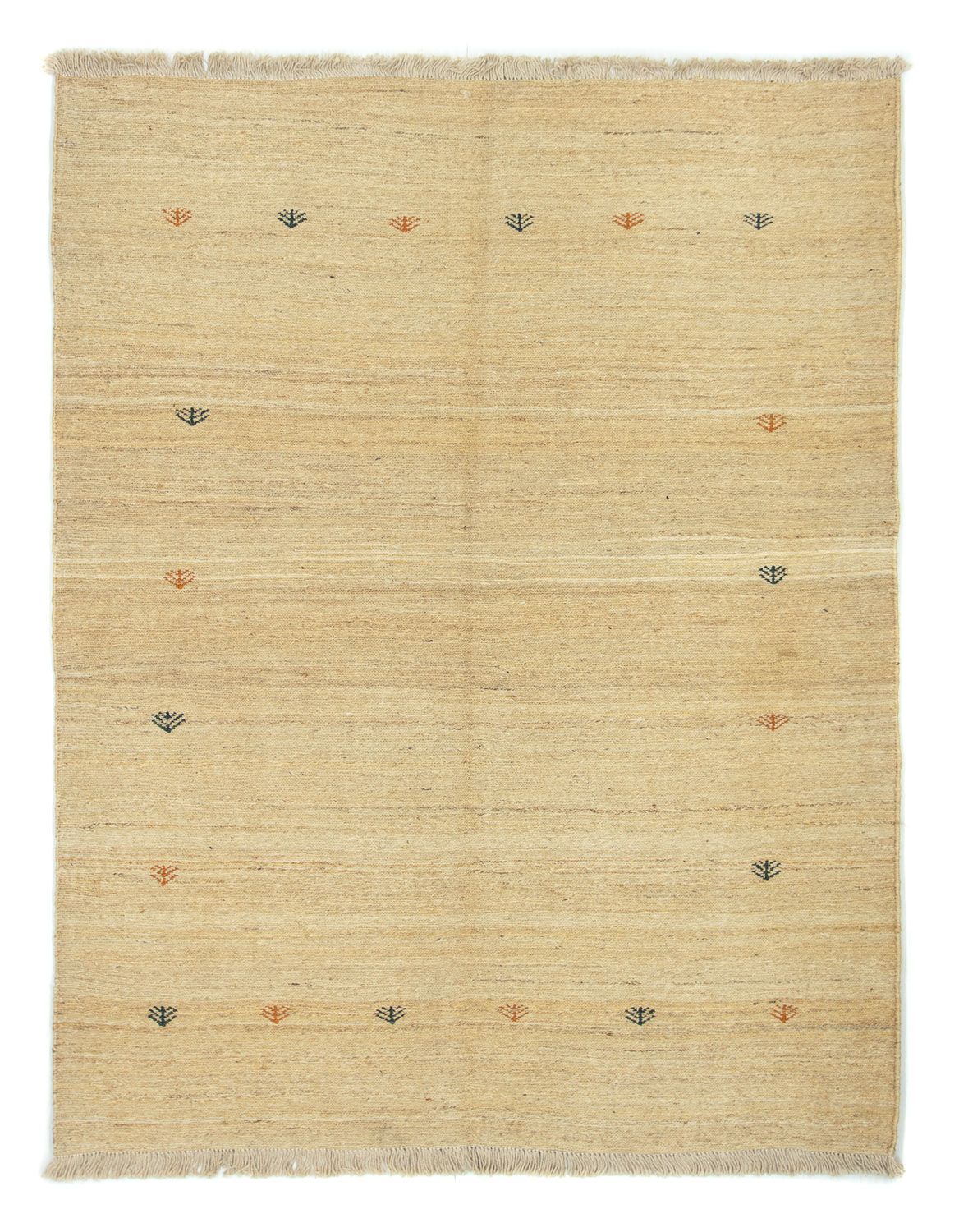 Gabbeh-matta - persisk - 182 x 150 cm - beige