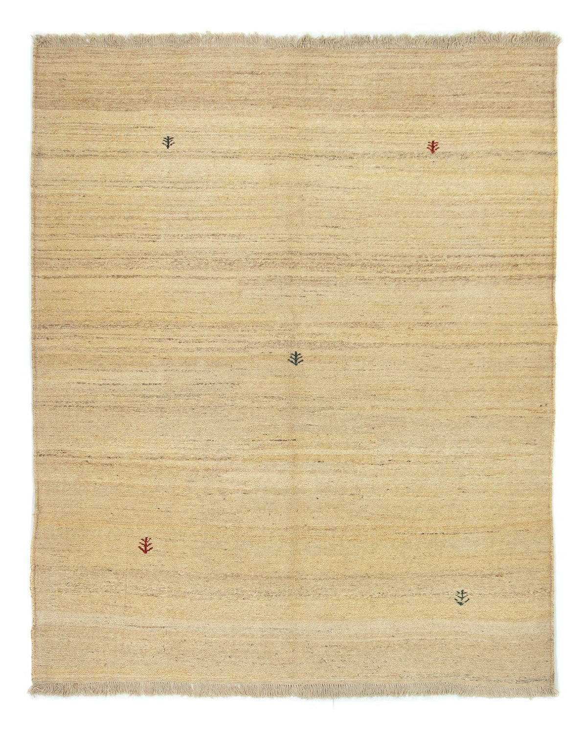 Gabbeh-matta - persisk - 200 x 164 cm - beige