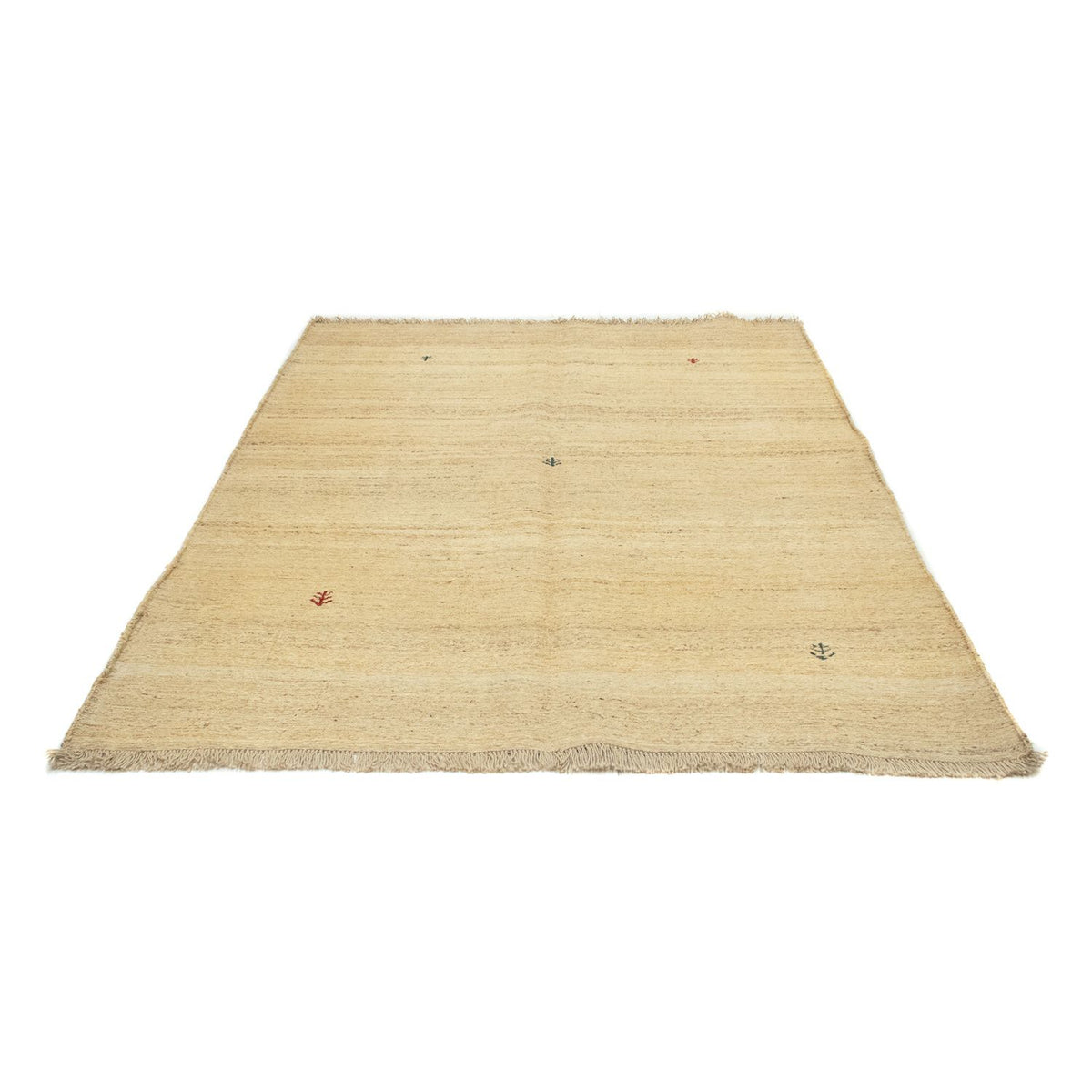 Gabbeh-matta - persisk - 200 x 164 cm - beige