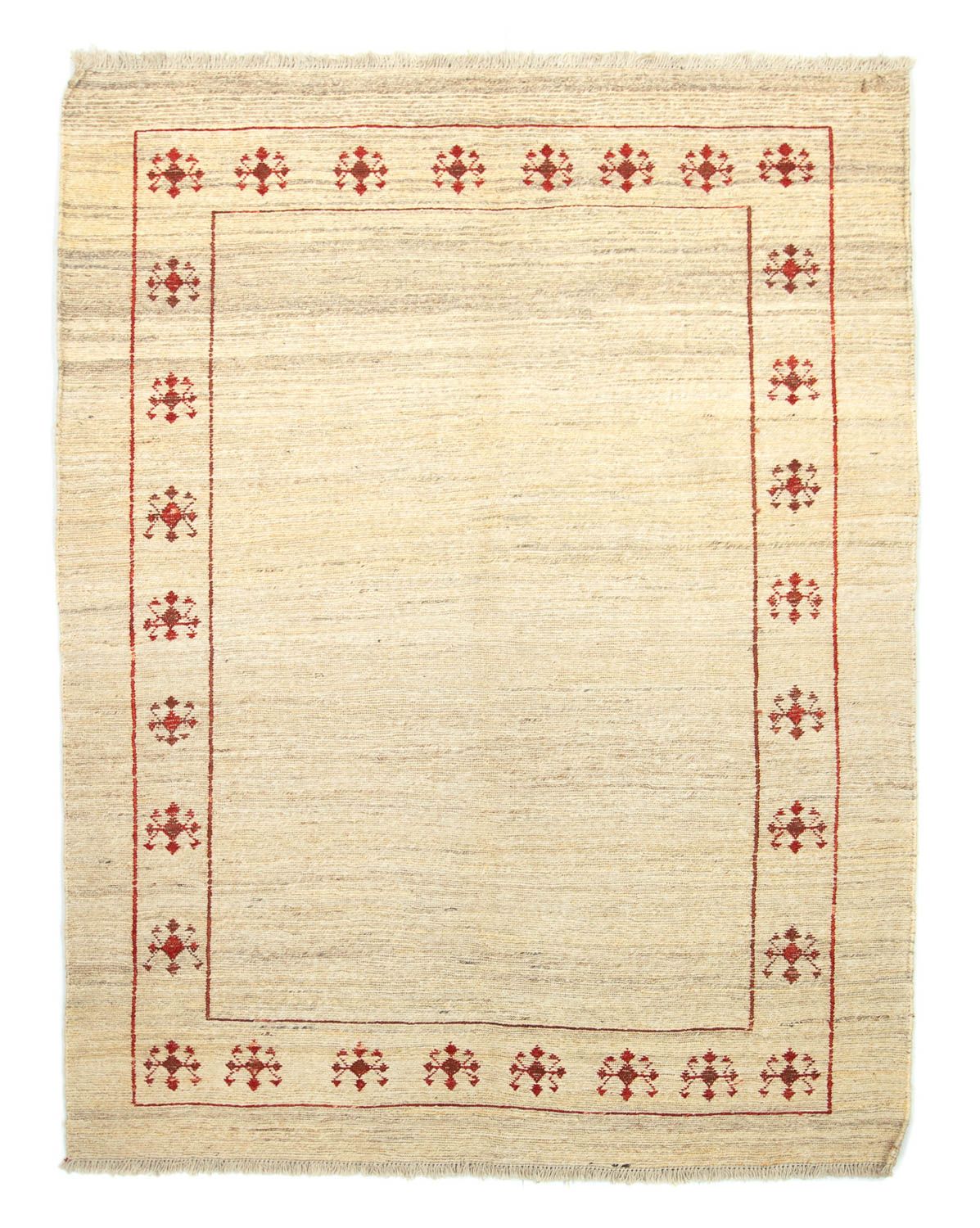 Gabbeh-matta - persisk - 210 x 150 cm - beige