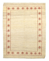 Gabbeh-matta - persisk - 210 x 150 cm - beige