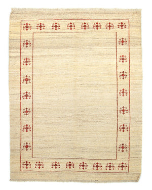 Gabbeh-matta - persisk - 210 x 150 cm - beige