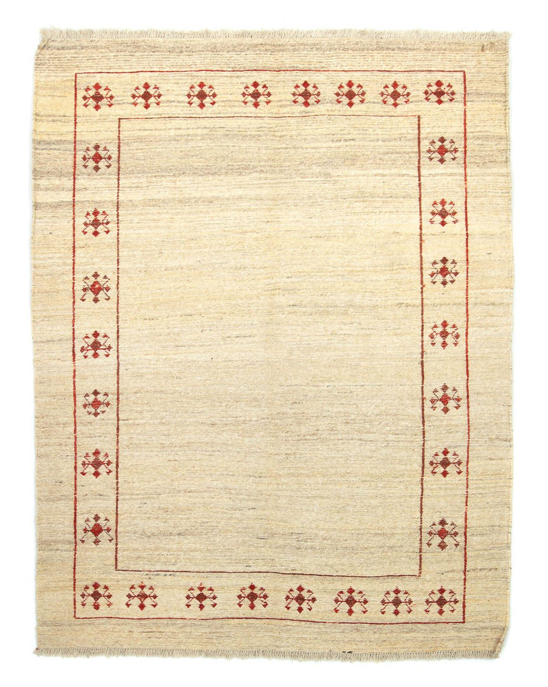 Gabbeh-matta - persisk - 210 x 150 cm - beige