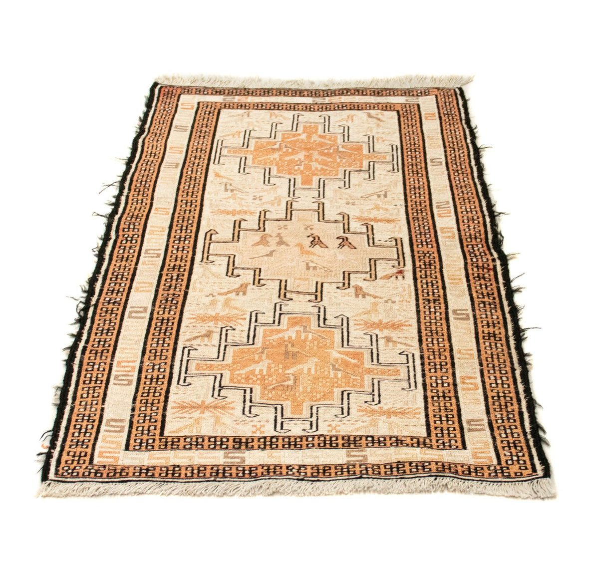 Kelim Carpet - orientalisk matta - 103 x 62 cm - beige