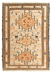 Kelim Carpet - orientalisk matta - 100 x 71 cm - beige