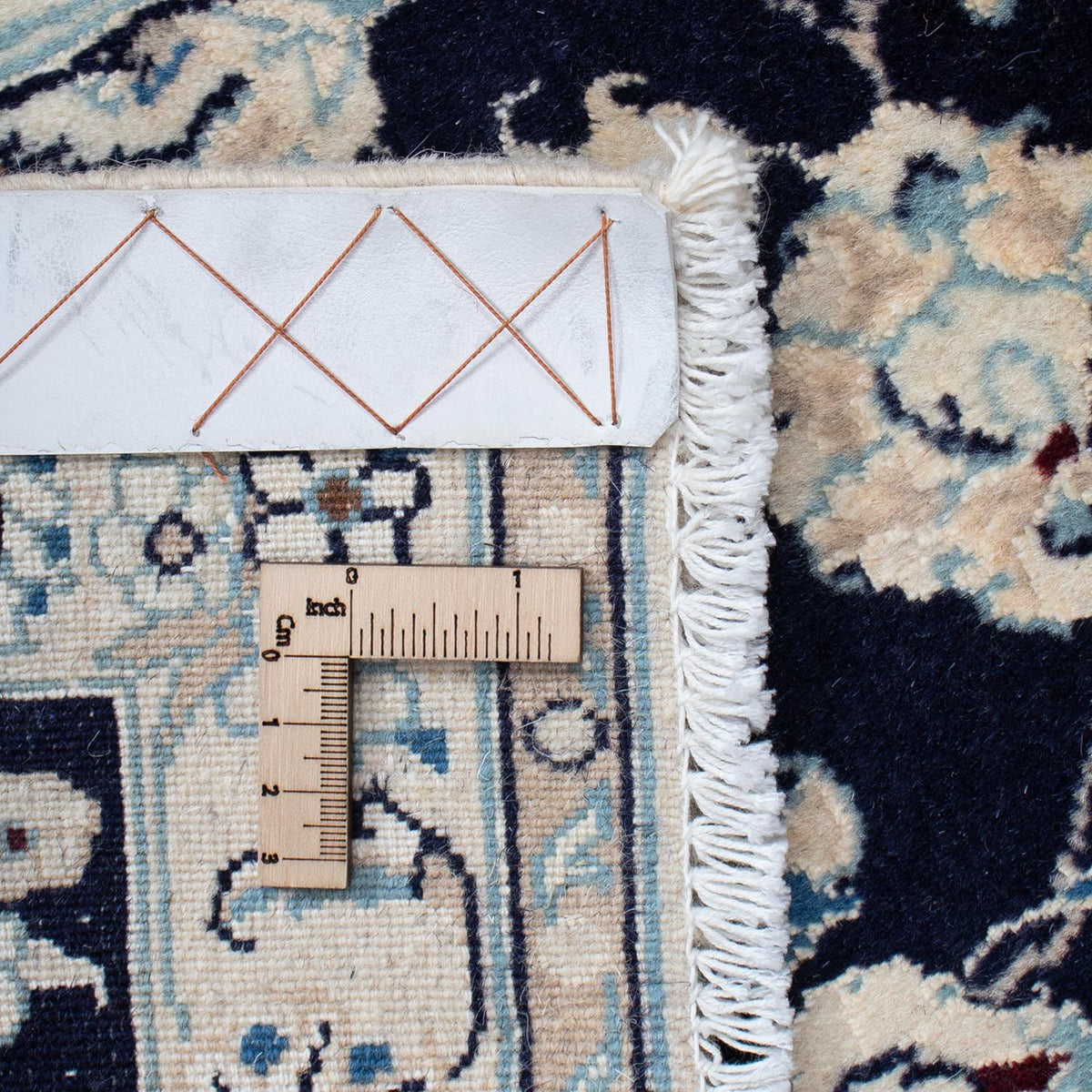 Persisk matta - Nain - Royal - 94 x 54 cm - mörkblå