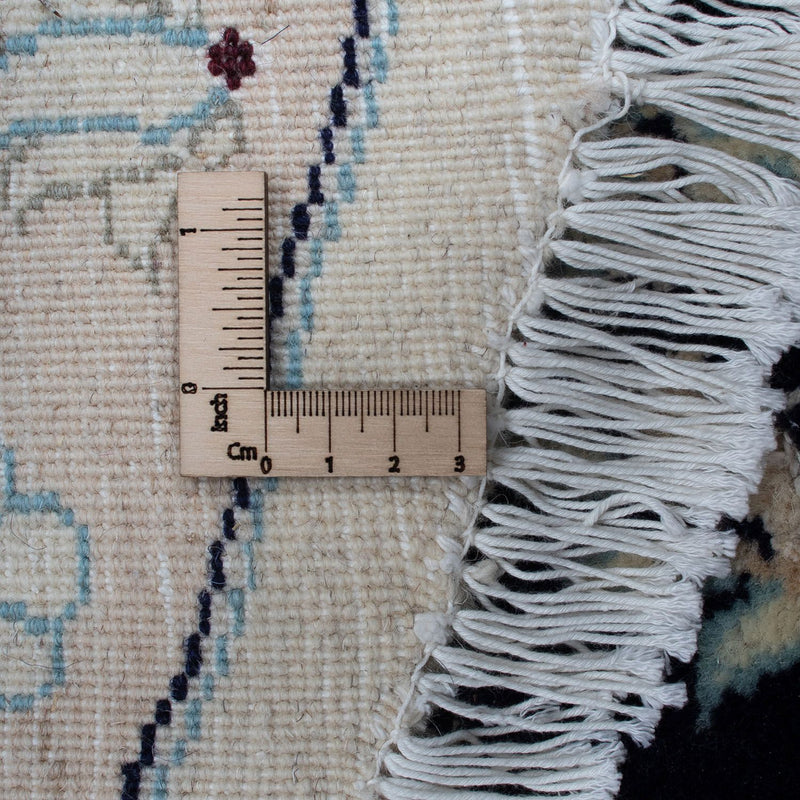 Persisk matta - Nain runt  - 295 x 295 cm - mörkblå