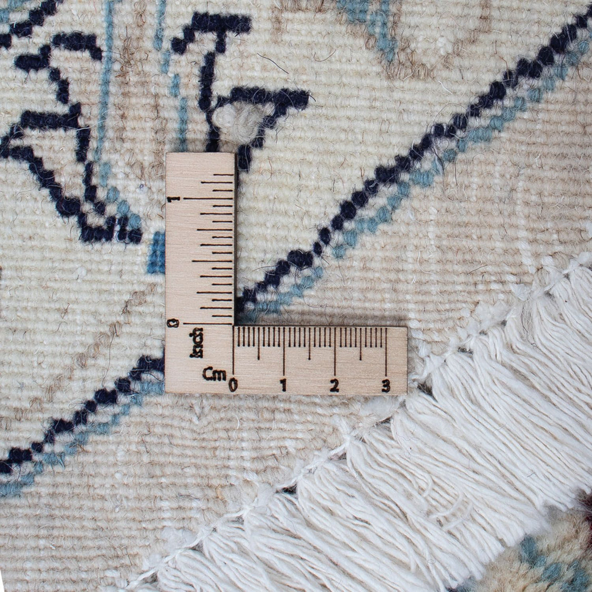 Persisk matta - Nain runt  - 290 x 290 cm - mörkblå