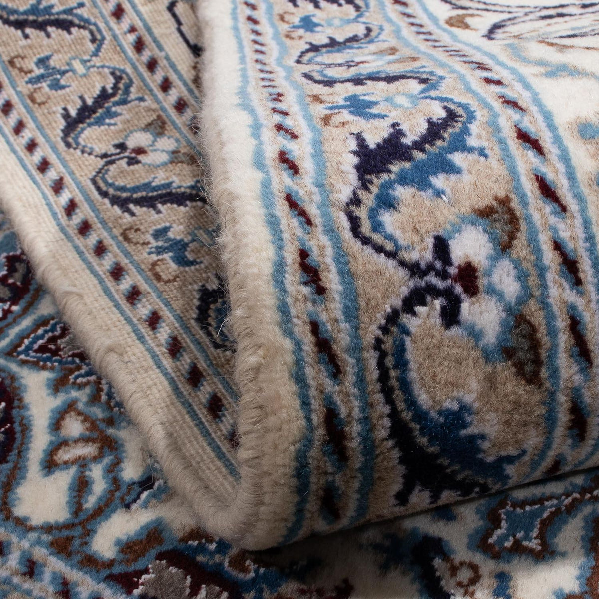 Persisk matta - Nain kvadrat  - 205 x 193 cm - blå