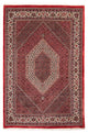 Persisk matta - Bijar - 250 x 171 cm - mörkröd