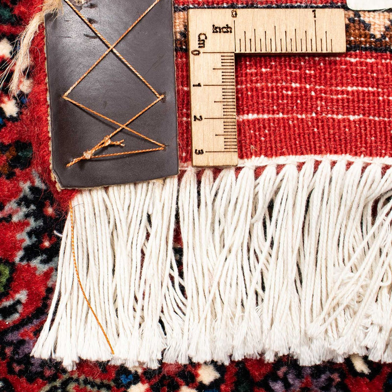 Persisk matta - Bijar - 400 x 308 cm - mörkröd