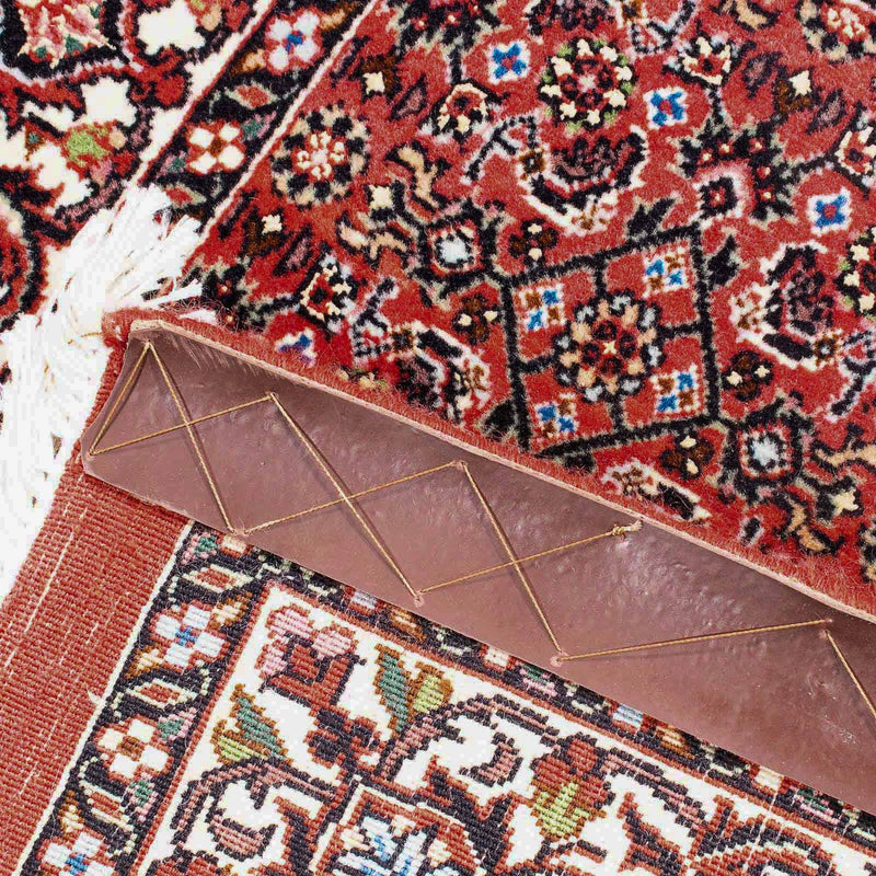 Persisk matta - Bijar kvadrat  - 105 x 101 cm - röd