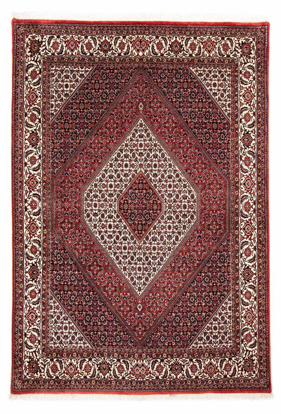 Bidjar Mattan 172x236cm - Persisk matta - mörkröd