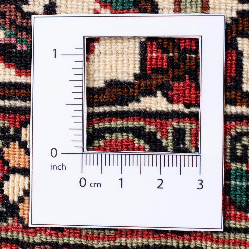 Persisk matta - Bijar - 236 x 172 cm - mörkröd