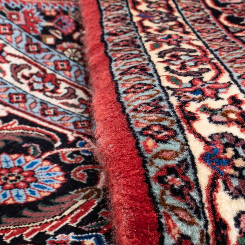 Persisk matta - Bijar - 305 x 253 cm - mörkröd