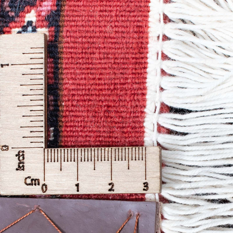 Runner Persisk matta - Bijar - 398 x 83 cm - mörkröd