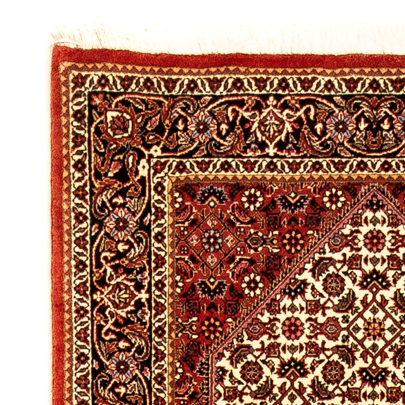 Runner Persisk matta - Bijar - 314 x 85 cm - mörkröd
