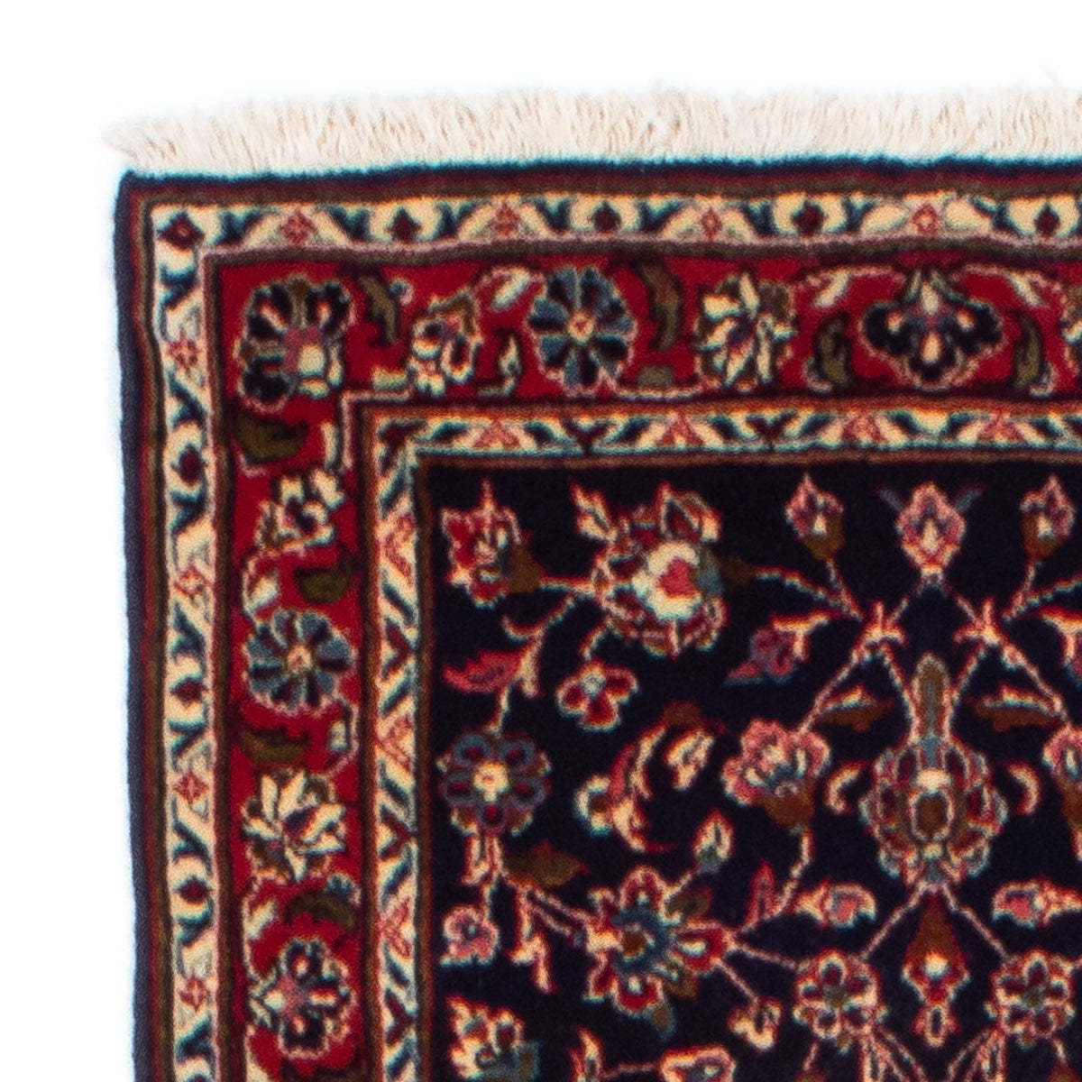 Runner Persiska mattor - Keshan - 266 x 68 cm - mörkblå