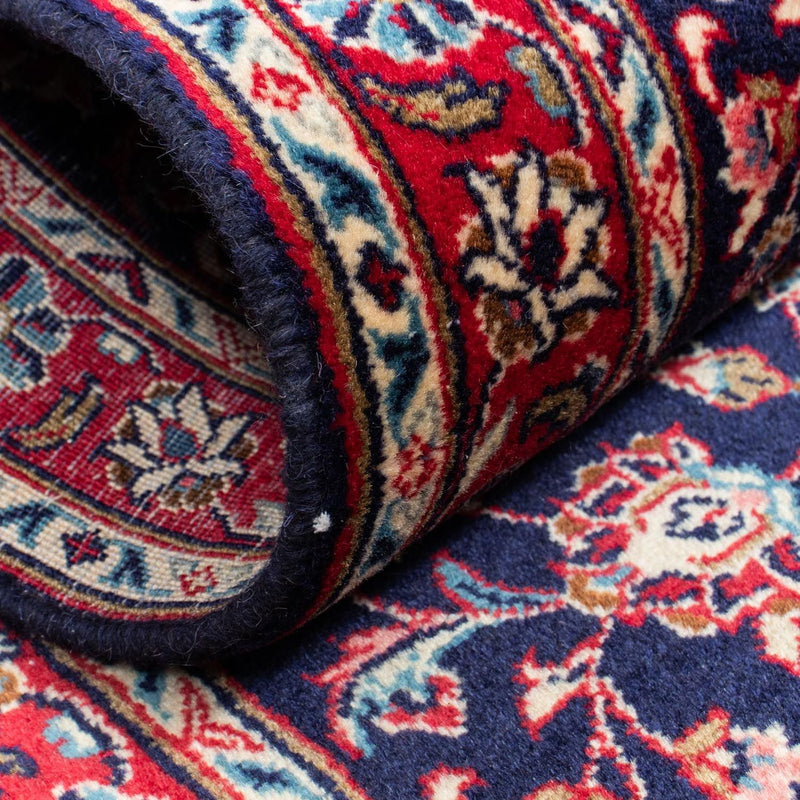 Runner Persiska mattor - Keshan - 266 x 68 cm - mörkblå