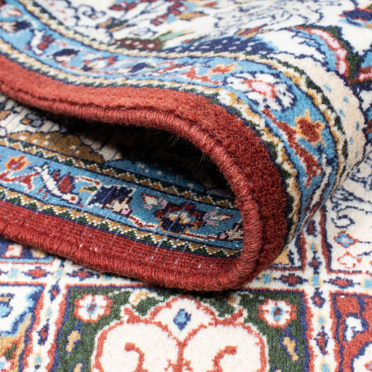 Persisk matta - Classic - 195 x 147 cm - mörkröd