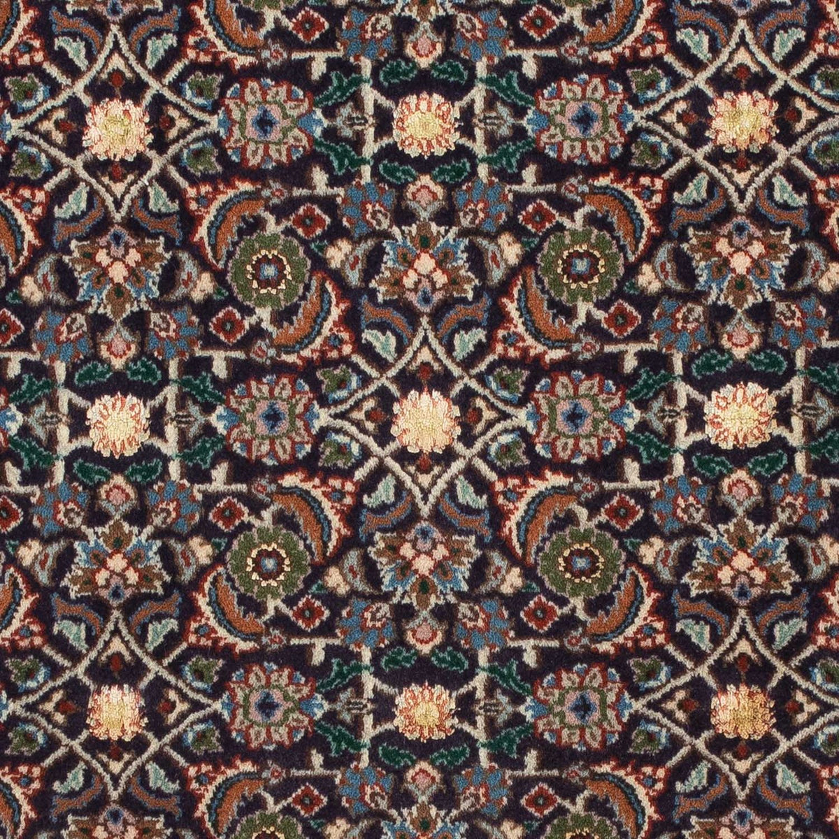 Persisk matta - Classic kvadrat  - 104 x 101 cm - mörkblå