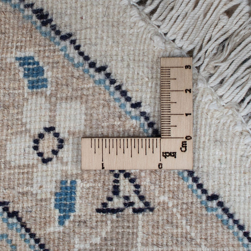 Persisk matta - Nain runt  - 250 x 250 cm - mörkröd