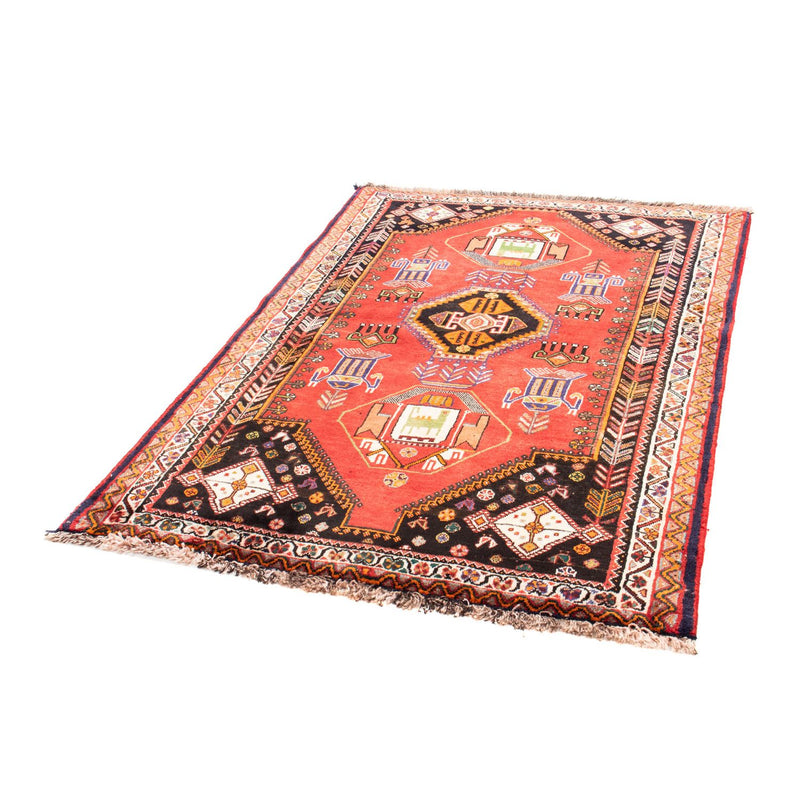 Persisk matta - Nomadic - 165 x 118 cm - mörkröd