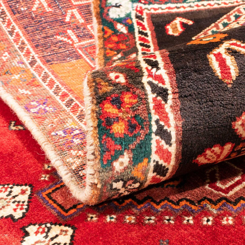 Persisk matta - Nomadic - 153 x 110 cm - mörkröd