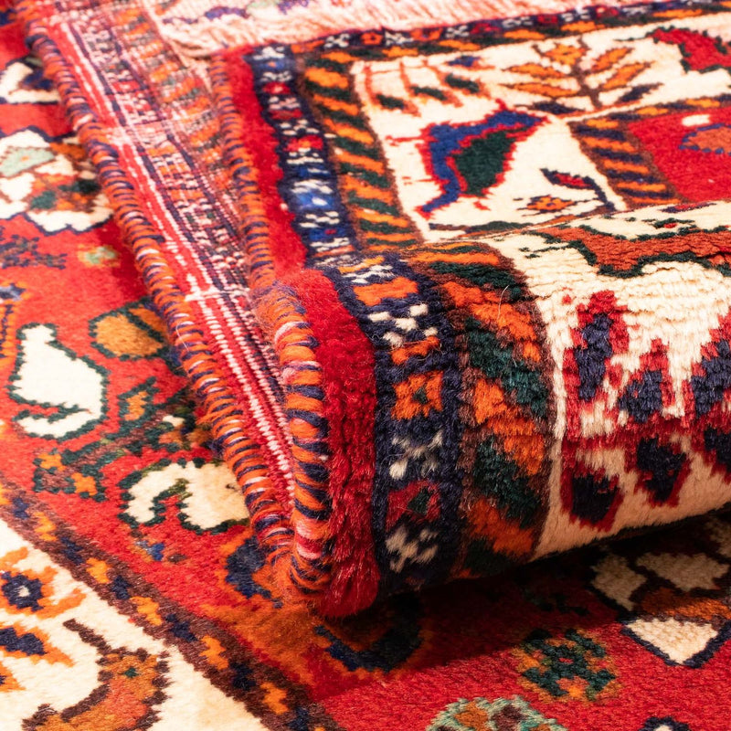 Persisk matta - Nomadic - 158 x 106 cm - mörkröd