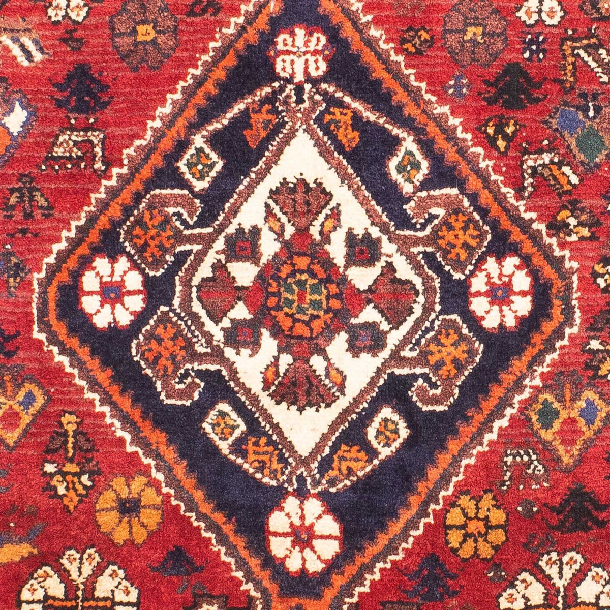 Persisk matta - Nomadic - 152 x 100 cm - mörkröd