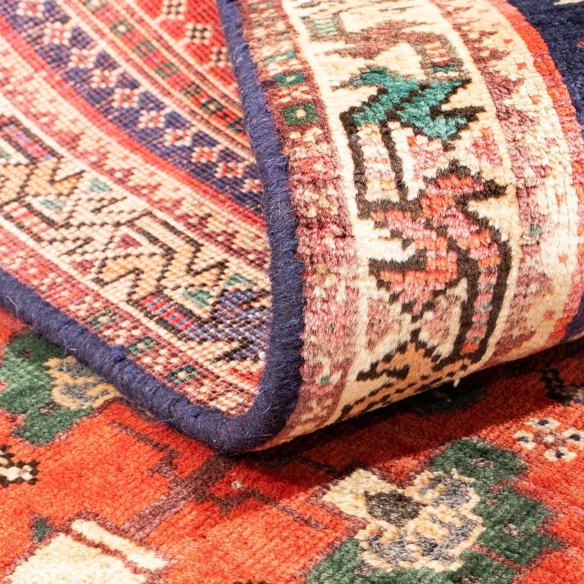 Persisk matta - Nomadic - 148 x 108 cm - ljusröd