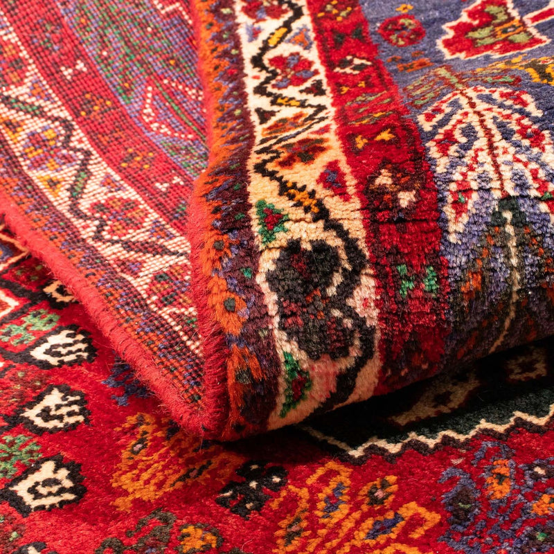 Persisk matta - Nomadic - 163 x 111 cm - mörkröd