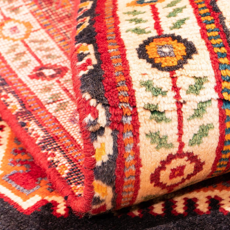 Persisk matta - Nomadic - 155 x 105 cm - mörkröd