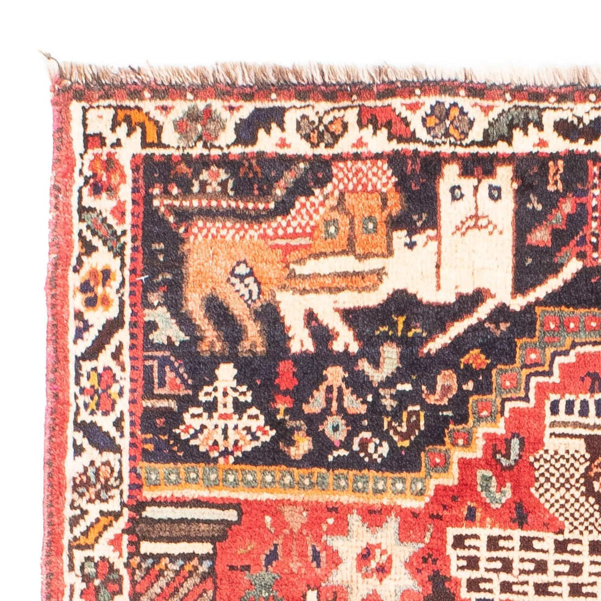 Persisk matta - Nomadic - 137 x 83 cm - röd