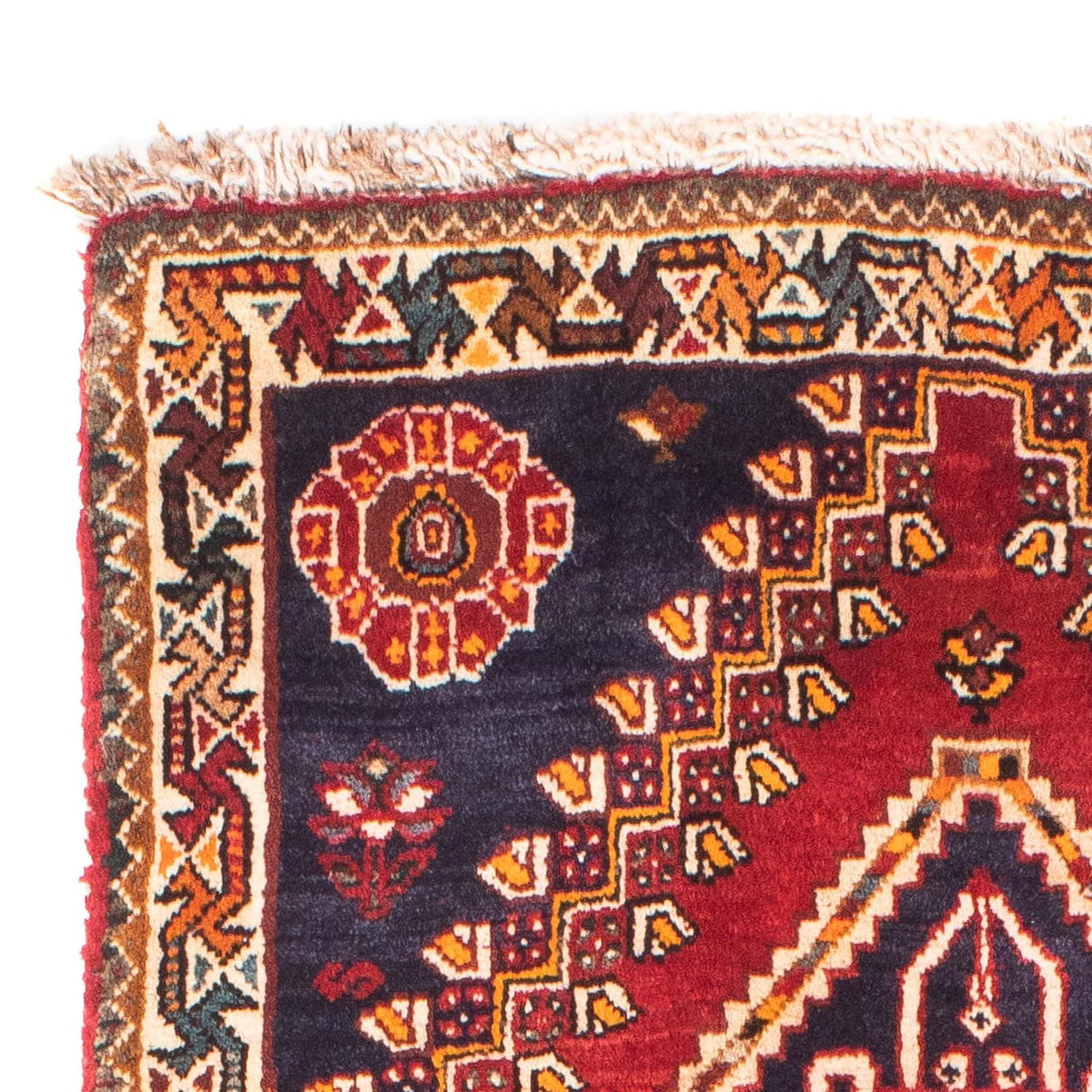 Runner Persisk matta - Nomadic - 170 x 73 cm - mörkröd