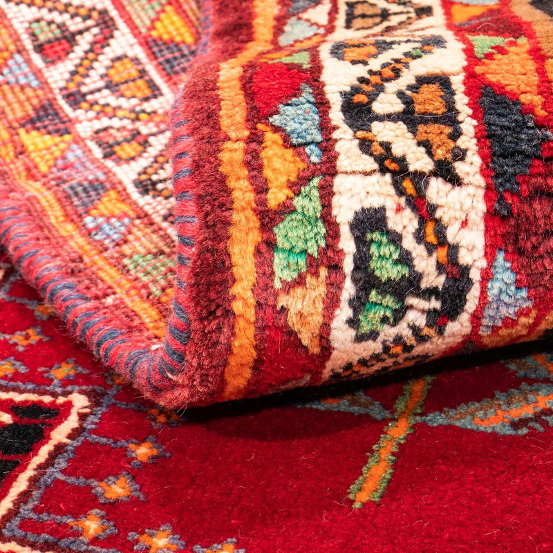 Persisk matta - Nomadic - 160 x 81 cm - mörkröd