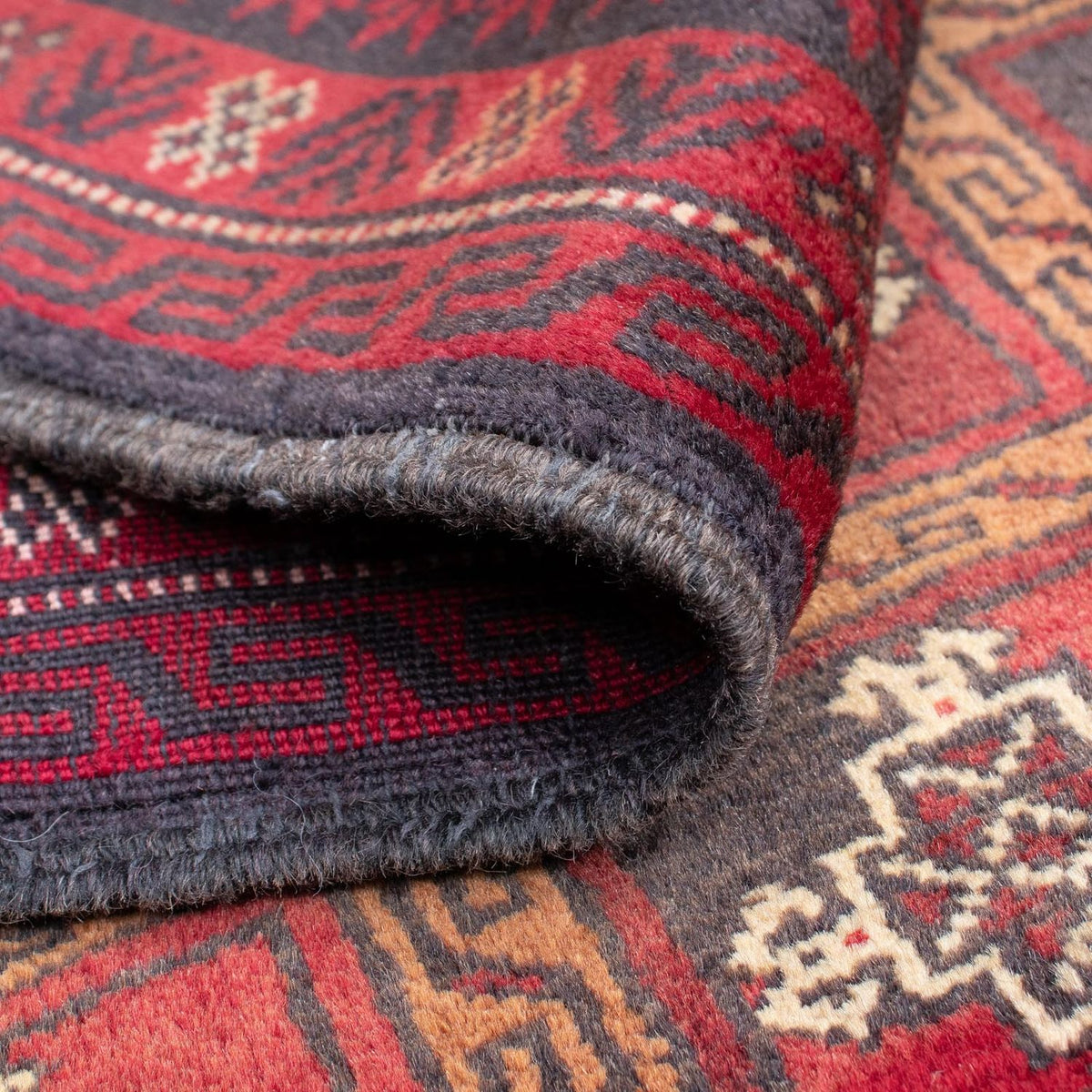 Baluch-matta - 150 x 97 cm - mörkröd