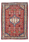 Hosseinabad Mattan 83x120cm - Persisk matta - Rektangulär / Röd / 83 x 120 cm Rektangulär