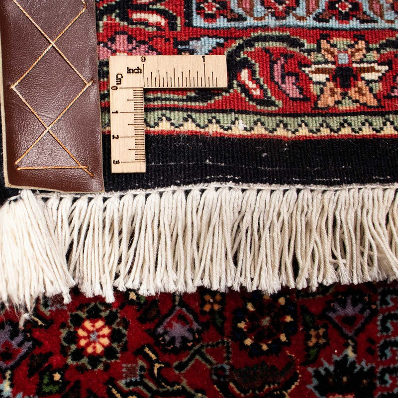 Persisk matta - Bijar - 253 x 200 cm - mörkröd