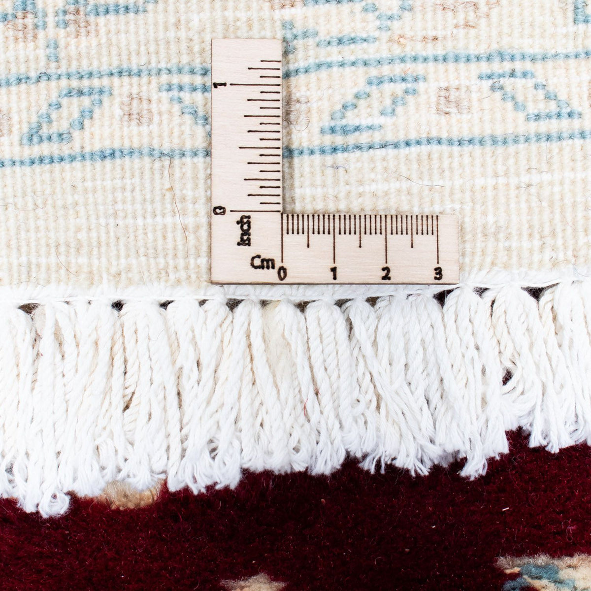 Runner Persisk matta - Nain - 382 x 83 cm - mörkröd