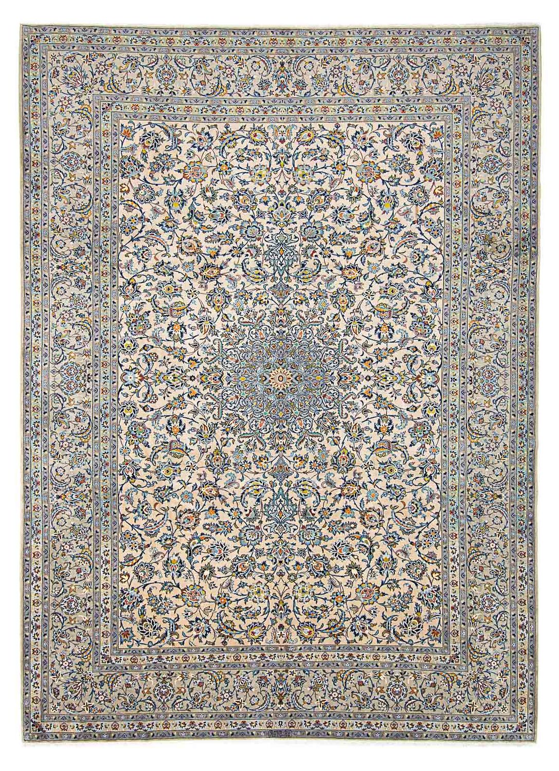 Persiska mattor - Keshan - 398 x 303 cm - beige