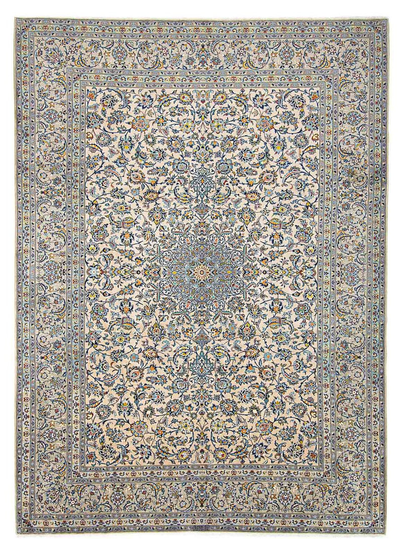 Persiska mattor - Keshan - 398 x 303 cm - beige