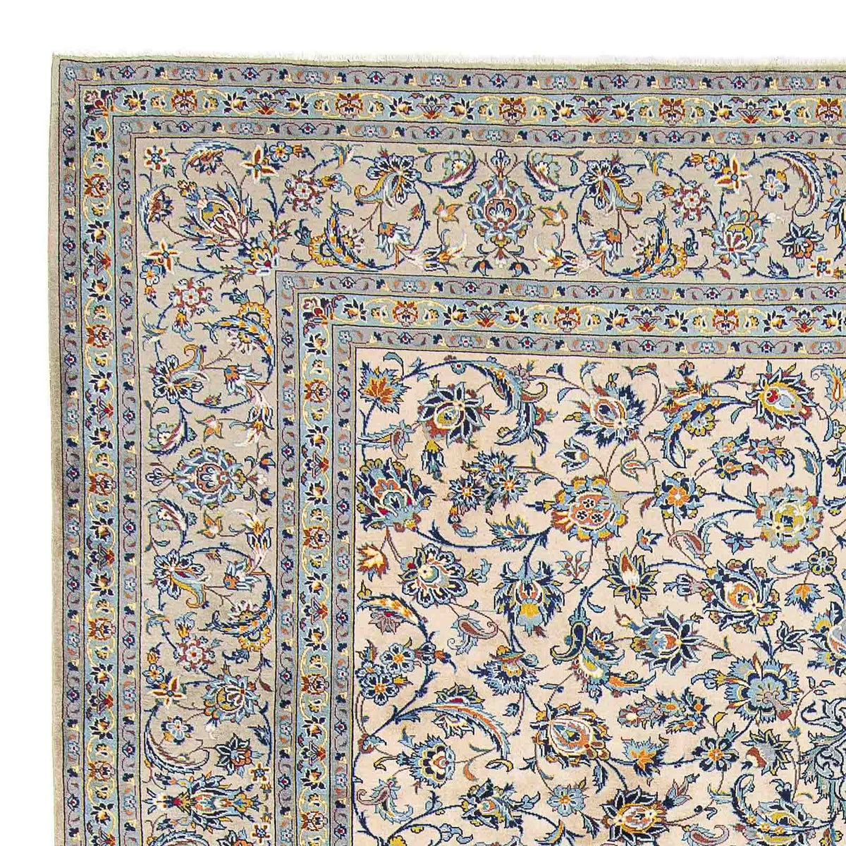 Persiska mattor - Keshan - 398 x 303 cm - beige
