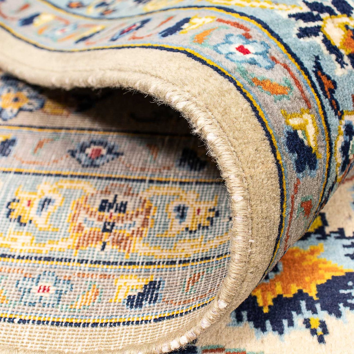 Persiska mattor - Keshan - 398 x 303 cm - beige